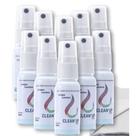 Kit 10 Limpa Lentes e Telas Clean Up 25ml Óculos Tv LCD Plasma Celular flanelas - Oculus