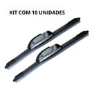 Kit 10 Limpadores Parabrisa Palheta Wiper Blade 10 Polegadas