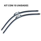 Kit 10 Limpadores Parabrisa Palheta Wiper Blade 23 Polegadas