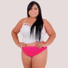 Kit 10 lingerie plus size calcinha cintura alta com pala