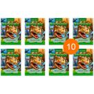 Kit 10 Livrinhos Dinossauro Tiranossauro Rex Lembrancinha de Festa Sacolinha Aniversário