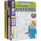 Kit 10 Livros Passatempos Palavras Cruzadas Exatas Coletânea Nível Fácil e Médio 1.120 Páginas