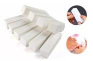 Kit 10 Lixas Bloco Espuma Branco 4 Faces Brilho Profissional Kit 10 Lixas Bloco Espuma Branco 4 Faces Brilho Profissional