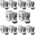 Kit 10 Lnbf Lnb Ku Simples Universal A Max Digital Century