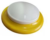 Kit 10 Luminária Circular Led 12w 6500k Branco Frio Bivolt Cor Amarelo