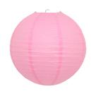 Kit 10 Luminária Japonesa Papel 20 cm Rosa