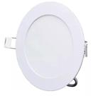 Kit 10 Luminária Led Circular Embutir 3w 3000k Branco Quente