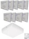 Kit 10 Luminária Plafon Led Borda Infinita 38W Sobrepor Quadra Bvolt Frio 6500k 22cmx22cm Ilumimax