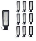 Kit 10 Luminária Publica 50w Led Slim Smd Ip67 Prova Dágua Kit 10 Luminária Publica 50w Led Slim Smd Ip67 Prova Dágua