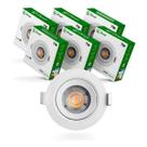 Kit 10 Luminária Teto Spot Led 7w Direcionável Redondo - Kit 10 Luminária Teto Spot Led 7w Direcionável Redondo -