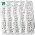 Kit 10 Luminárias de emergência 30 Leds branca - Elgin