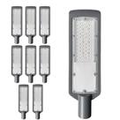 kit 10 Luminárias Led para Poste 100w iluminação pública