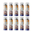 Kit 10 lustra moveis limpa perfuma e dá brilho spray zip 300ml my place