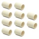 Kit 10 Luva 28mm Cpvc Água Quente Conector Tubo Cano Resistente Kit 10 Luva 28mm Cpvc Água Quente Conector Tubo Cano Resistente
