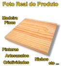 Kit 10 Madeiras Pinus Tábua 20x19 Placa Artesanato