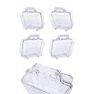 Kit 10 Maletinha Maletinha Acrilica Cristal Lembrancinha Para Festa Aniversario Prenda Criança novo