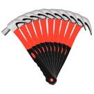 Kit 10 Martelos Tipo Unha Profissional 340g 27cm Cabo De Fibra Emborrachado Lojista Revenda Atacado