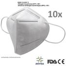 Kit 10 Máscara K N 95 Anvisa FDA CE emb Individualmente Bfe95% Kit 10 Máscara K N 95 Anvisa FDA CE emb Individualmente Bfe95%