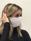 Kit 10 Máscaras Reutilizável Tecido Lavável Dupla Camada Branca