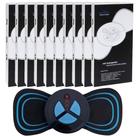 Kit 10 Massageador Eletrônico Muscular Mini Estimulador Portátil Recarregável Para Braços Pernas Abdômen