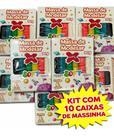 Kit 10 Massinha De Modelar Soft Make - 6 Cores 90g C/cheirinho Sortida