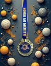 Kit 10 Medalhas Para Vôlei De Quadra Voleibol 6cm Com Cordão Kit 10 Medalhas Para Vôlei De Quadra Voleibol 6cm Com Cordão
