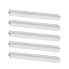 Kit 10 Metros Perfil Led Barra Risque Nano 13x10mm Embutir Branco Em Aluminio ALUT001933-5 Alut