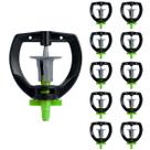 Kit 10 Microaspersor Bailarina MF2 Amanco 44 LPH - Horta Jardim Irrigação Eficiente