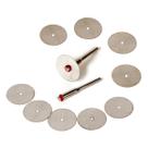 Kit 10 Mini Disco 22mm Serra Circular Micro Retifica Dremell