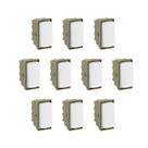 Kit 10 Modulo Interruptor Paralelo Branco Zeffia Pial 680151