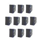 Kit 10 Modulo Interruptor Simples Preto Pial Plus+ 611010PT