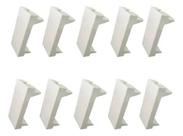 Kit 10 Módulos Cegos para Tomada Branco Novadigital
