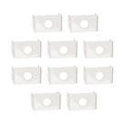 Kit 10 Módulos de Saída para Fio S404200 Branco Brilhante Lunare Up Schneider