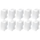 Kit 10 Módulos Interruptor Paralelo 10a/250v Fame Elegance