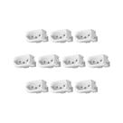 Kit 10 Módulos Tomada 20A S401110 Branco Lunare Up Schneider S401110