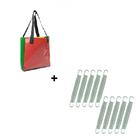 Kit 10 Molas 18 cm para Cama Elástica Pula Pula + Bolsa de Transporte de Molas