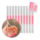 Kit 10 Molas De Silicone Profissional Alicate De Cutículas