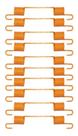 Kit 10 Molas Patim Freio Vw 7.100/ 8.140 Tras. Dupla 180mm