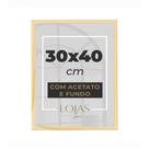 Kit 10 Molduras 30x40 Acetato Certificado Diploma Fotografia - Pinus