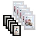 Kit 10 Molduras Porta Retrato 5 10x15 Preto 5 15x21 Branco
