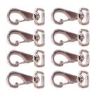 Kit 10 Mosquetões 20mm Base Quadrada Resistente para Camping, Bolsas, Mochilas e Acessórios Kit 10 Mosquetões 20mm Base Quadrada Resistente para Camping, Bolsas, Mochilas e Acessórios