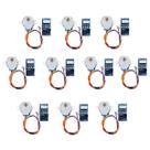 Kit 10 Motor De Passo 28BYJ48 com Driver ULN2003