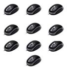 KIT 10 Mouse Ergonomico Basico USB ÓPTICO 1000 DPI TECKNOW