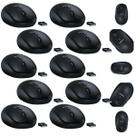 Kit 10 Mouse Sem Fio MSI 200 Intelbras 6 Botões Ajuste DPI Cliques Silenciosos Nota Fiscal Empresa