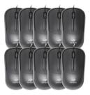 Kit 10 Mouse Usb C3tech Ms-35bk Com Fio Preto Home Office Preto Kit 10 Mouse Usb C3tech Ms-35bk Com Fio Preto Home Office Preto