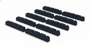 KIT 10 Nut Pestana grafite para baixo 4C Preto 43MM DOLPHIN