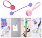 Kit 10 Organizador de Cabo Magnético Silicone Multiuso Fios Fone Cabos