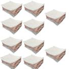 Kit 10 Organizador Maleiro Para Guarda Roupa Multiuso BR G
