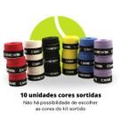 Kit 10 Overgrip Para Raquete Beach Tennis Tênis Grips Cores Sortidas
