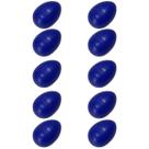 Kit 10 Ovinho Percussão Plástico Shakers Cores Sortidas